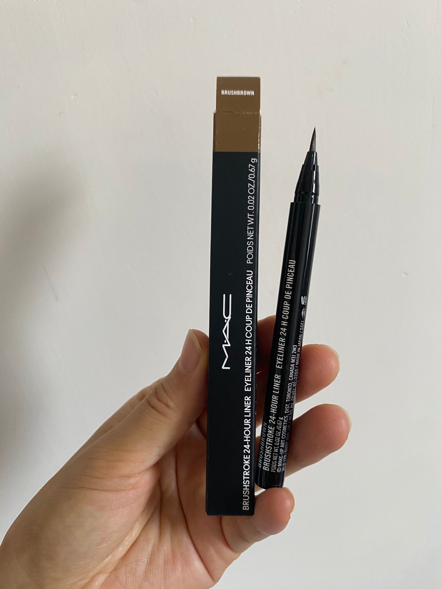 Mac Brushstroke 24-hour Liner #brushbrown 超精細眼線液