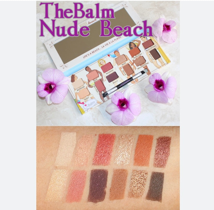 The Balm nude beach eyeshadow palette