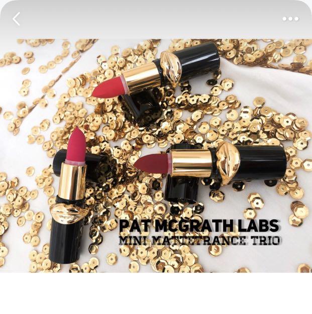 Pat Mcgrath Labs lip trio, blitz 3 x 1.2g