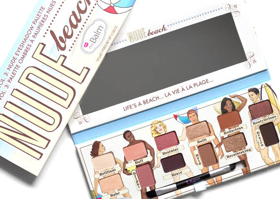 The Balm nude beach eyeshadow palette