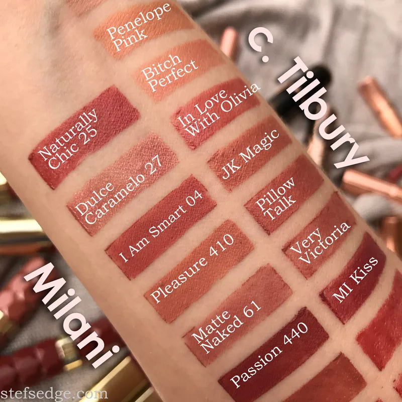 Milani bold color statement matte lipstick #04 I am smart
