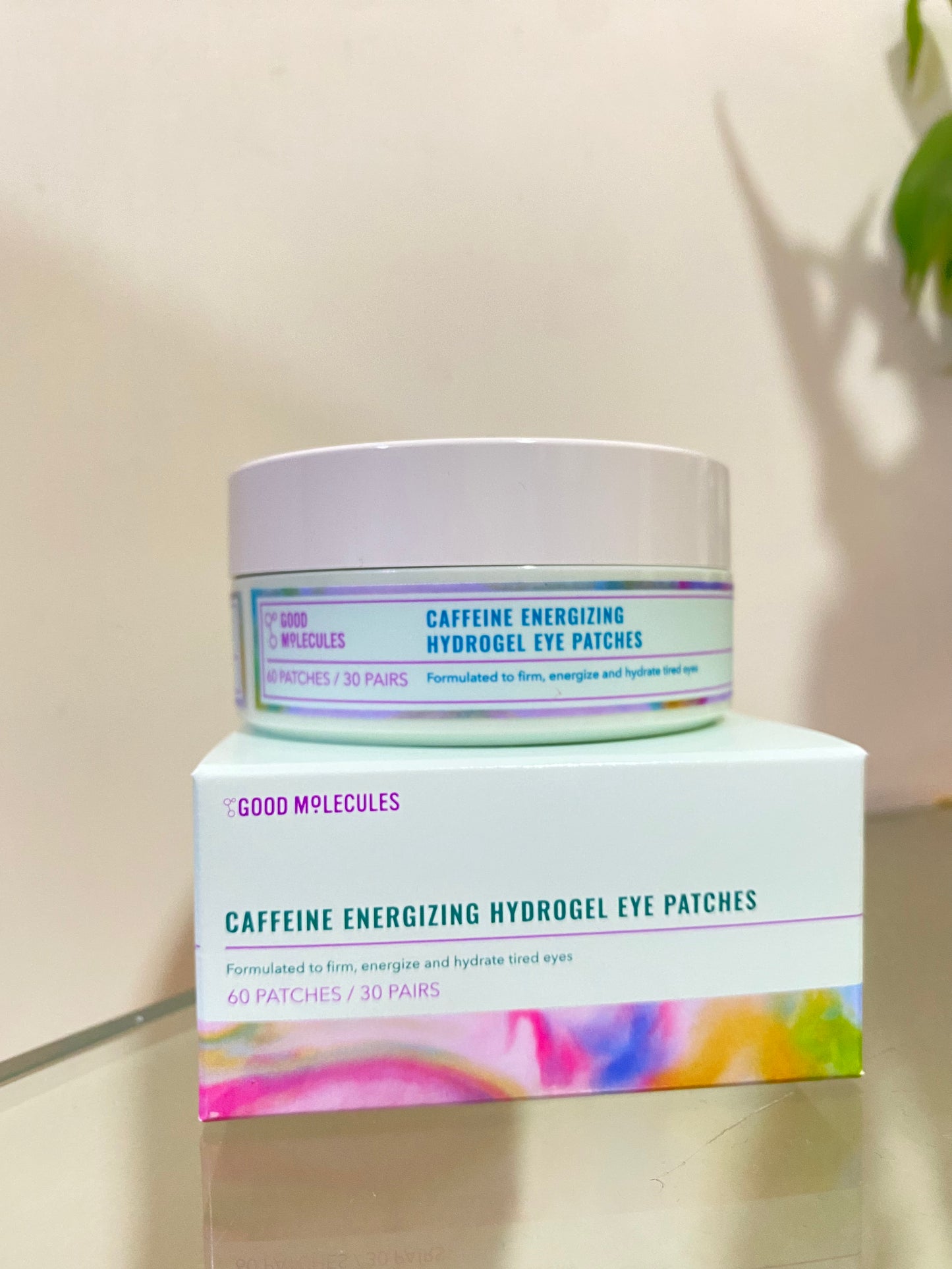 GOOD MOLECULES Caffeine Energizing Hydrogel Eye Patches(60 Patches)