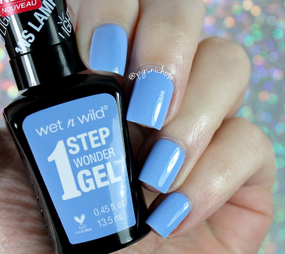 Wet n Wild 1 Step Wonder Gel Nail Color #Peri-wink-le of an eye