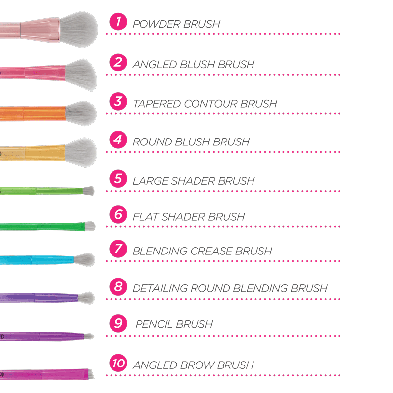 BH Cosmetics Take Me Back to Brazil Brushes