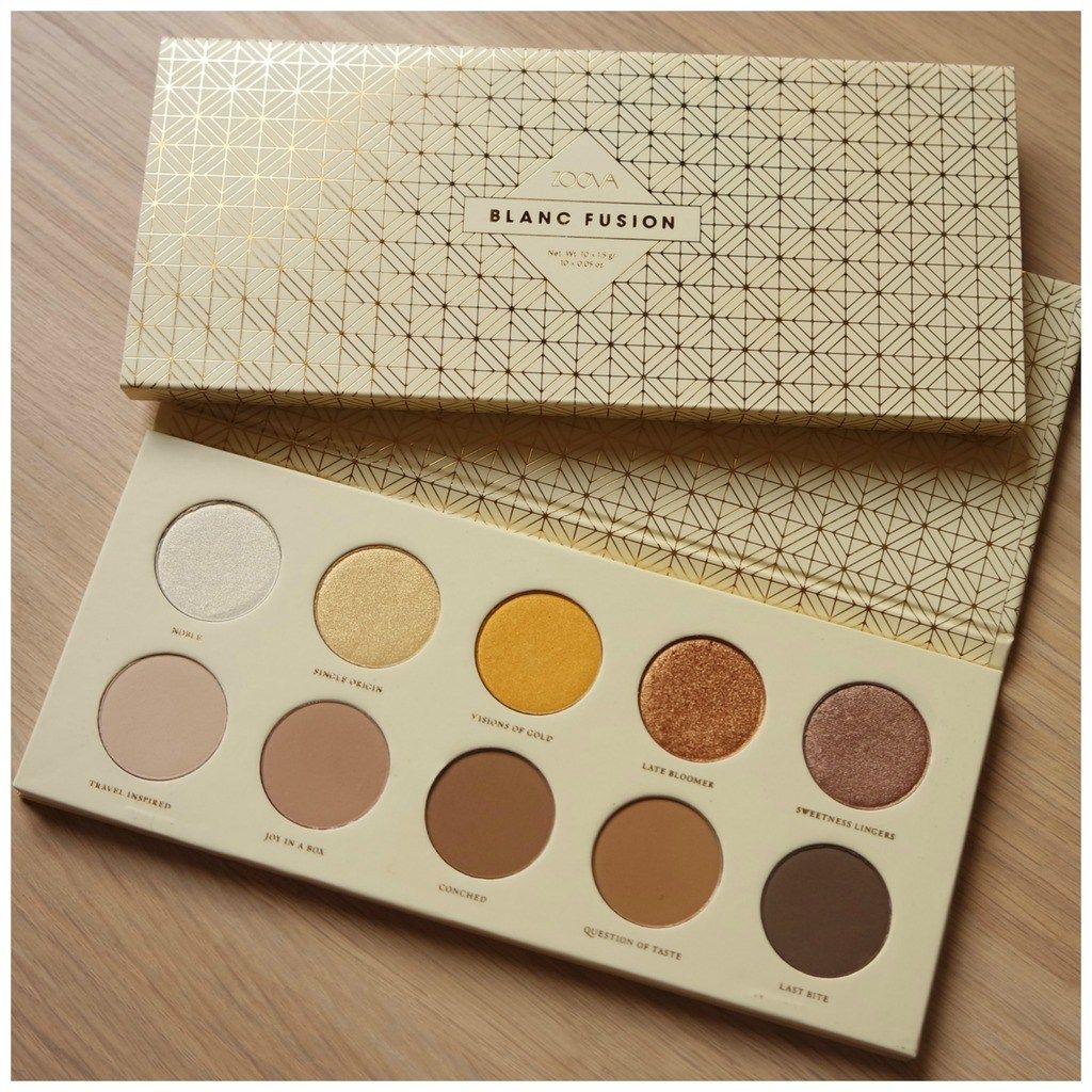 Zoeva blanc fusion eyeshadow palette