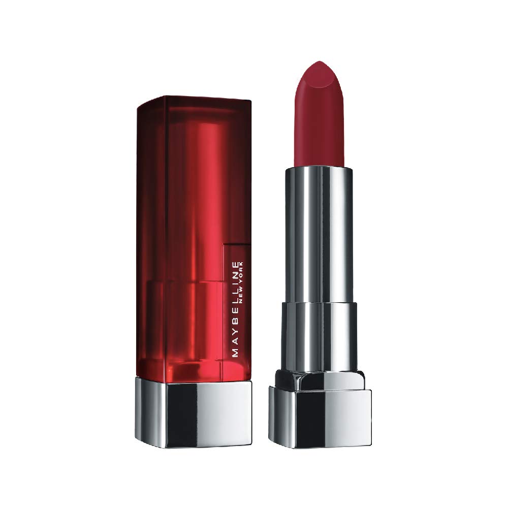 Maybelline New York Color Sensational Creamy Matte Lipstick, 695 Divine Wine