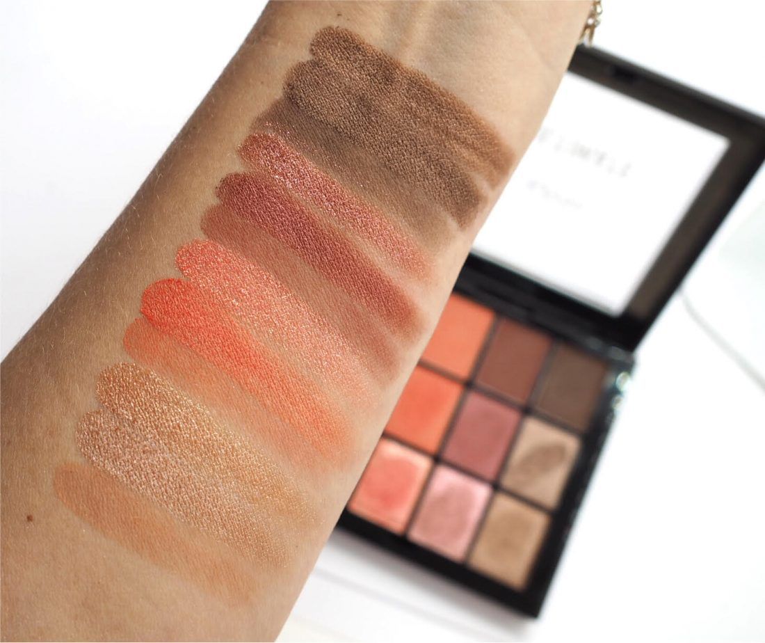 NYX eyeshadow palette #warm rust