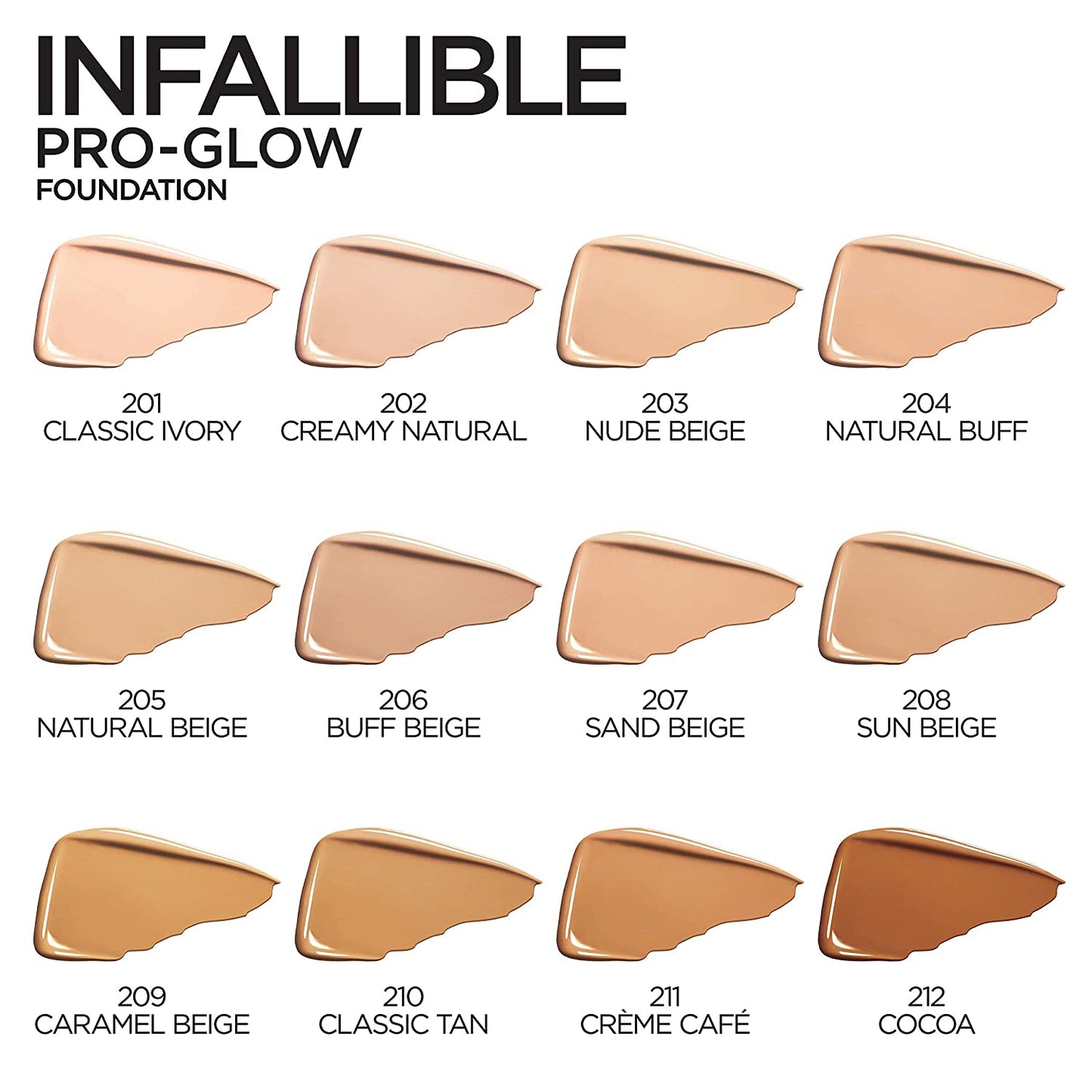 L'Oreal Paris Infallible Pro-Glow Foundation Normal/Dry Skin with SPF 15 - 1 fl oz #207 Sand Beige