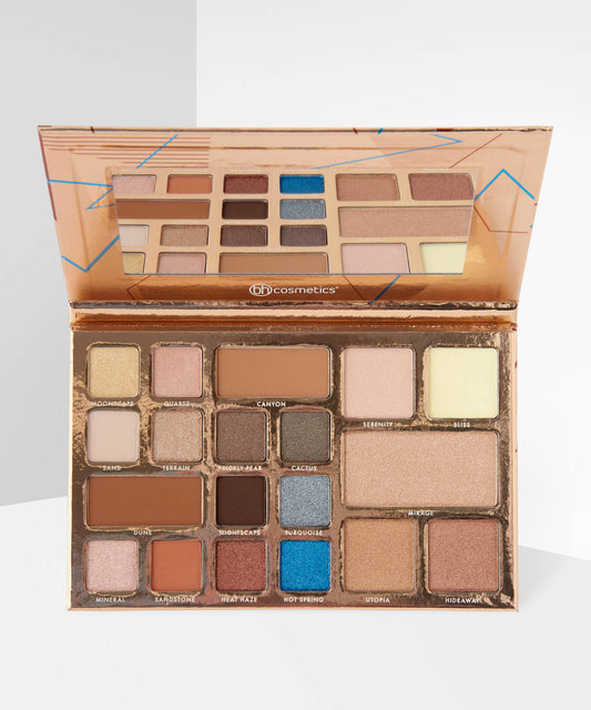 BH Cosmetics Desert Oasis 19 Colour EyeShadow & Highlighter Palette
