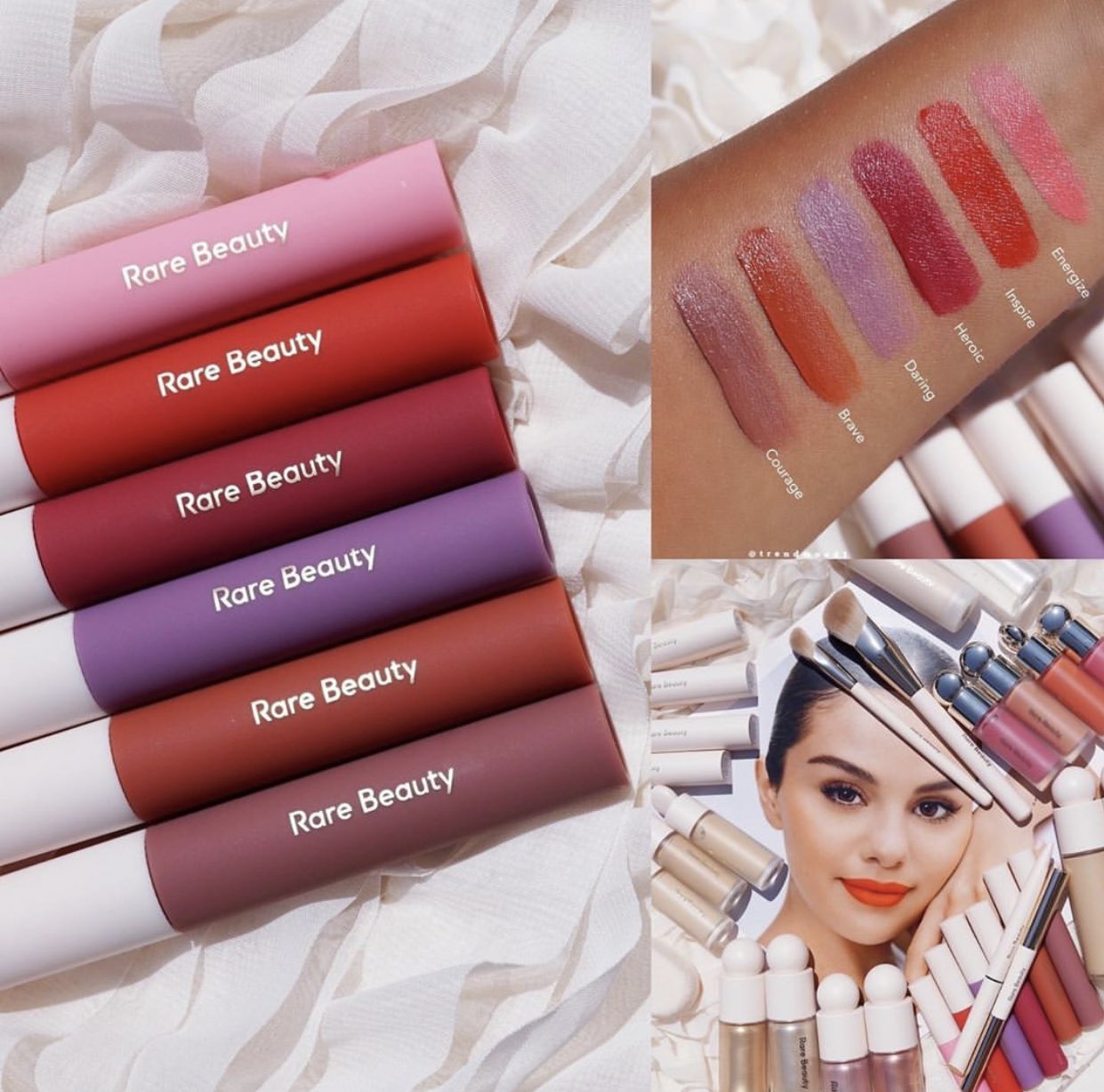 Rare Beauty Lip Soufflé Matte Lip Cream #Brave