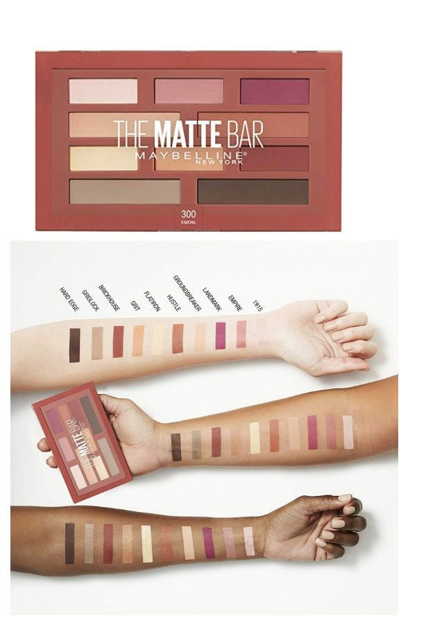 Maybelline the matte bar eyeshadow palette
