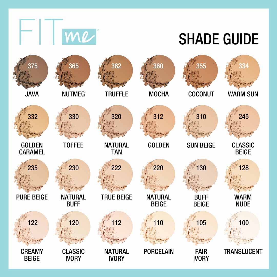 Maybelline Fit Me Matte + Poreless Pressed Powder 9g #112 natural ivory