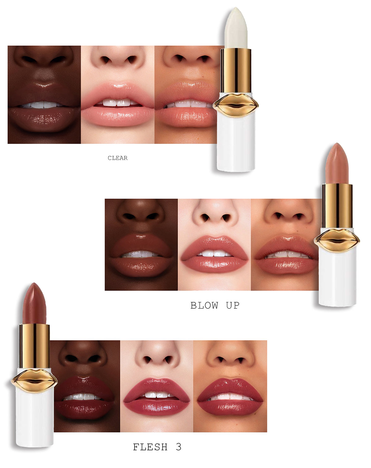 Pat Mcgrath Labs lip trio Mini Lip Fetish Balm Trio
