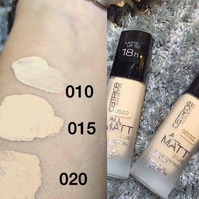 Catrice All Matt Plus Shine Control Make-Up Foundation 30ml #Nude Beige 020