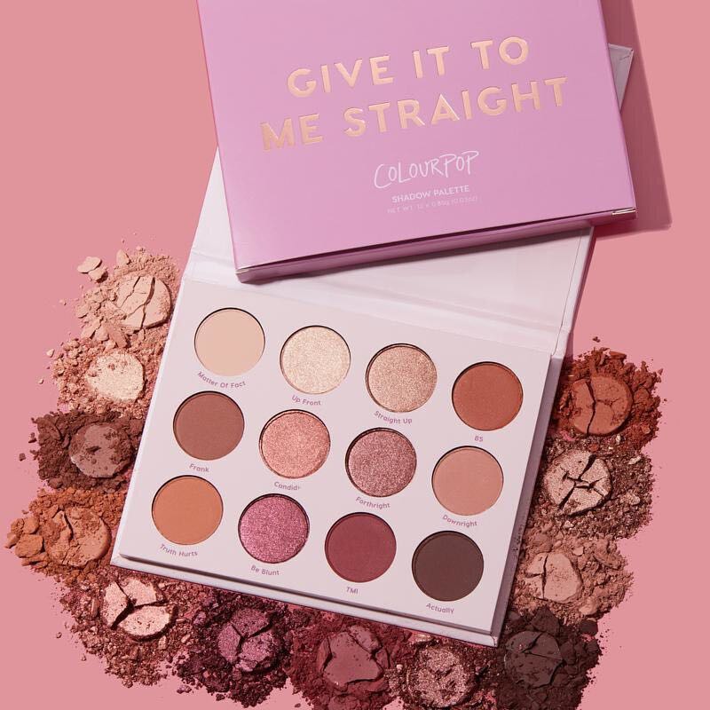 Colourpop give it to me straight eyeshadow palette