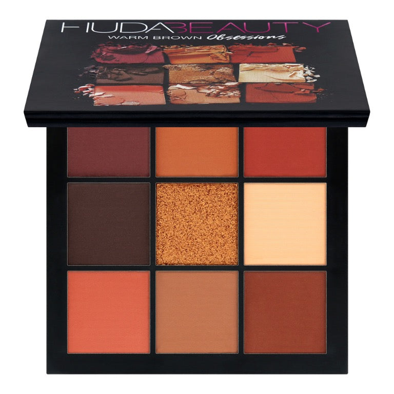 Huda Beauty warm brown obsessions eyeshadow palette