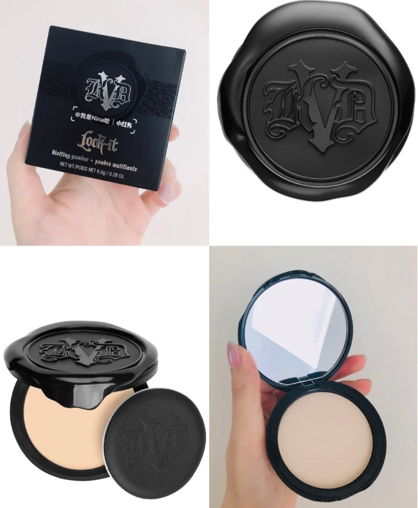 Kat Von D Refillable Mattifying Pressed Finishing Powder 控油霧面定妝粉餅 #light