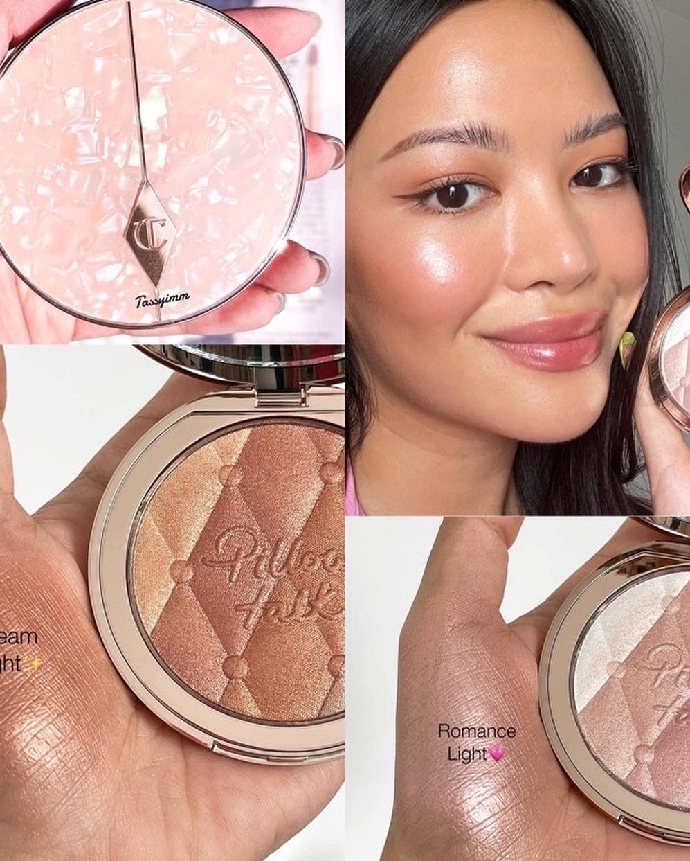 Charlotte Tilbury Pillow Talk Multi-Glow Face & Eye Highlighter Palette #Dream light