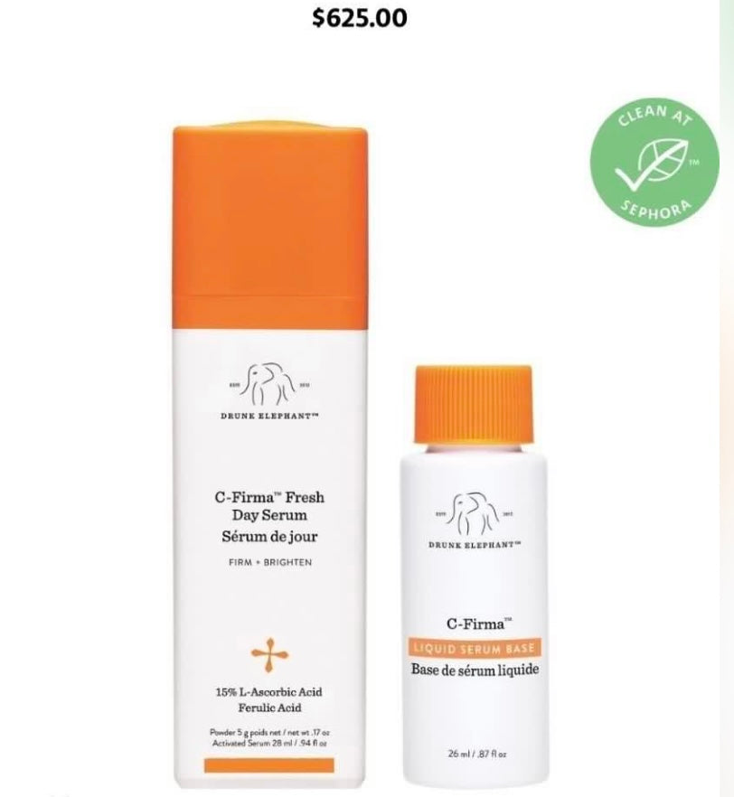 Drunk Elephant C-Firma day serum & Liquid Serum Base