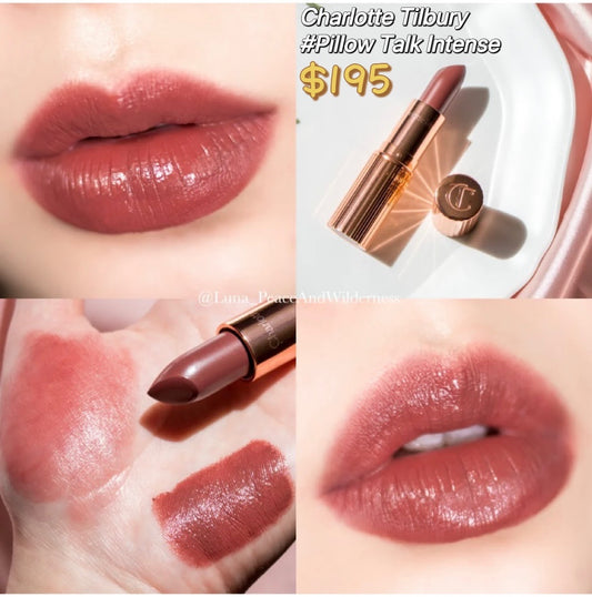 Charlotte Tilbury K.I.S.S.I.N.G Lipstick PILLOW TALK INTENSE