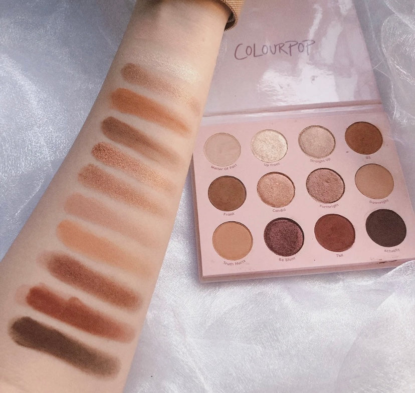 Colourpop give it to me straight eyeshadow palette