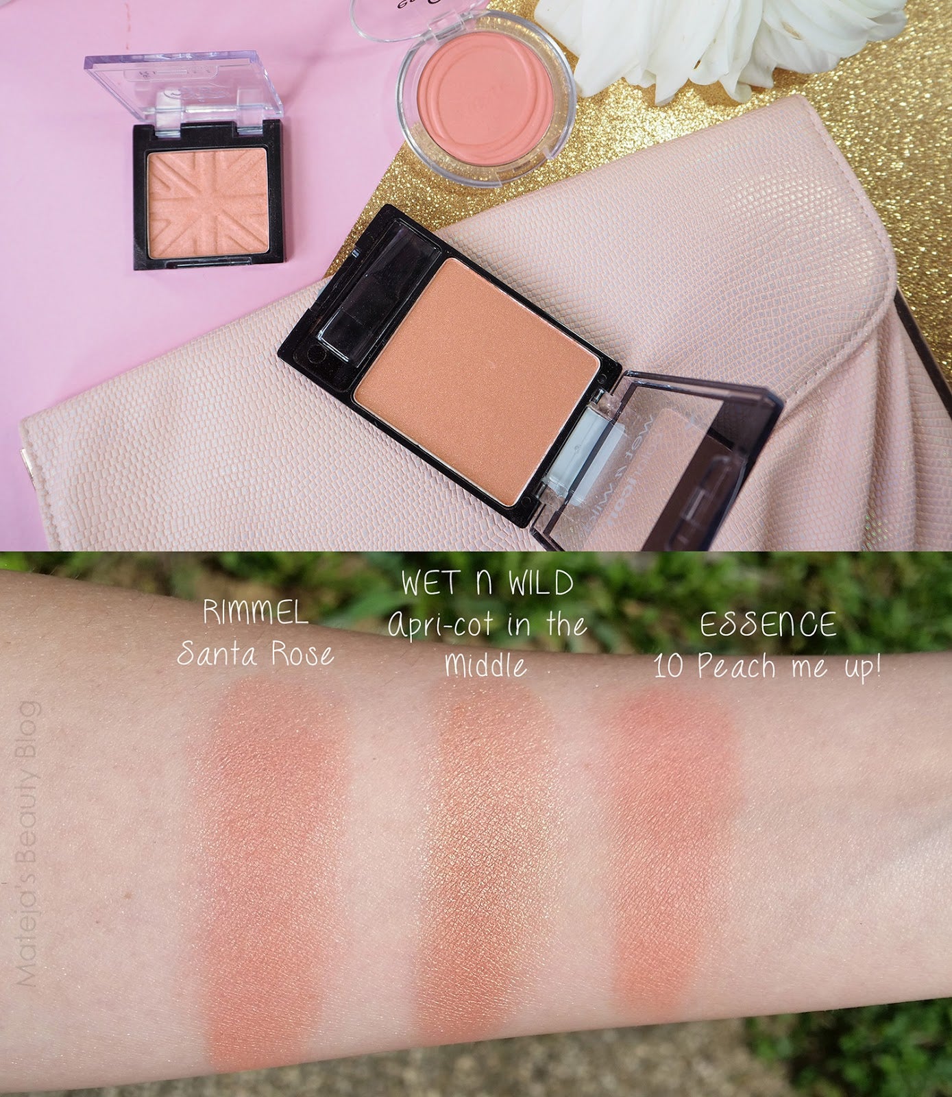 Wet n wild coloricon blush #327B apricot in the middle
