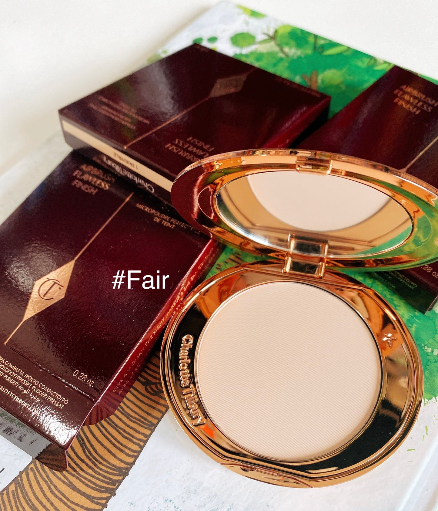 Charlotte Tilbury flawless finish powder #Fair