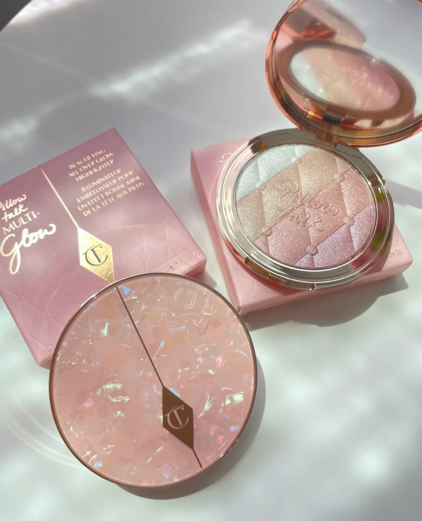 Charlotte Tilbury Pillow Talk Multi-Glow Face & Eye Highlighter Palette #Romance light