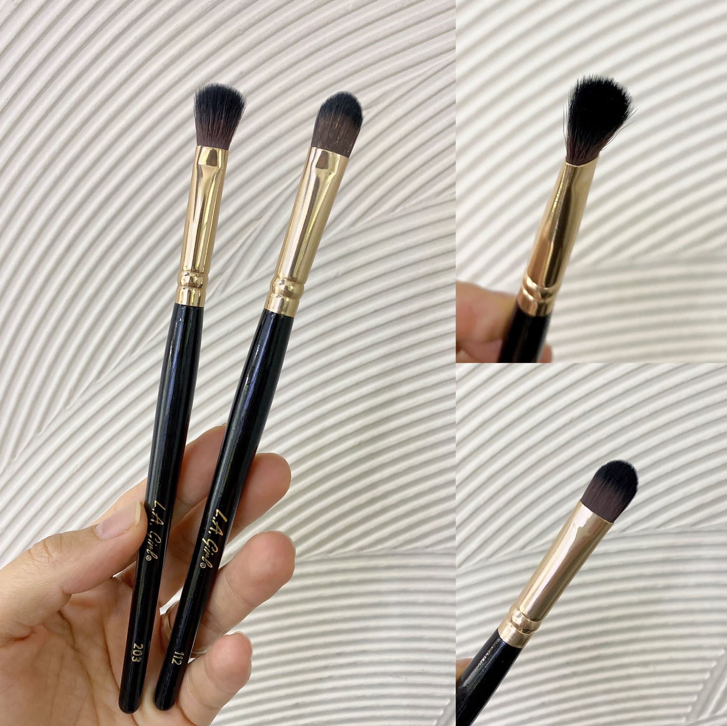 LA girl blending brush