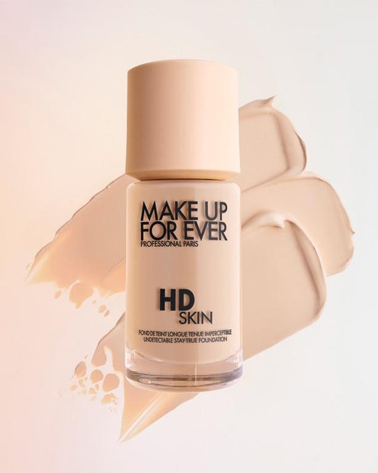 MAKE UP FOR EVER HD Skin Foundation 高清高清隱形持妝粉底30ML