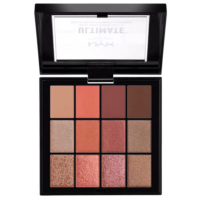 NYX eyeshadow palette #warm rust