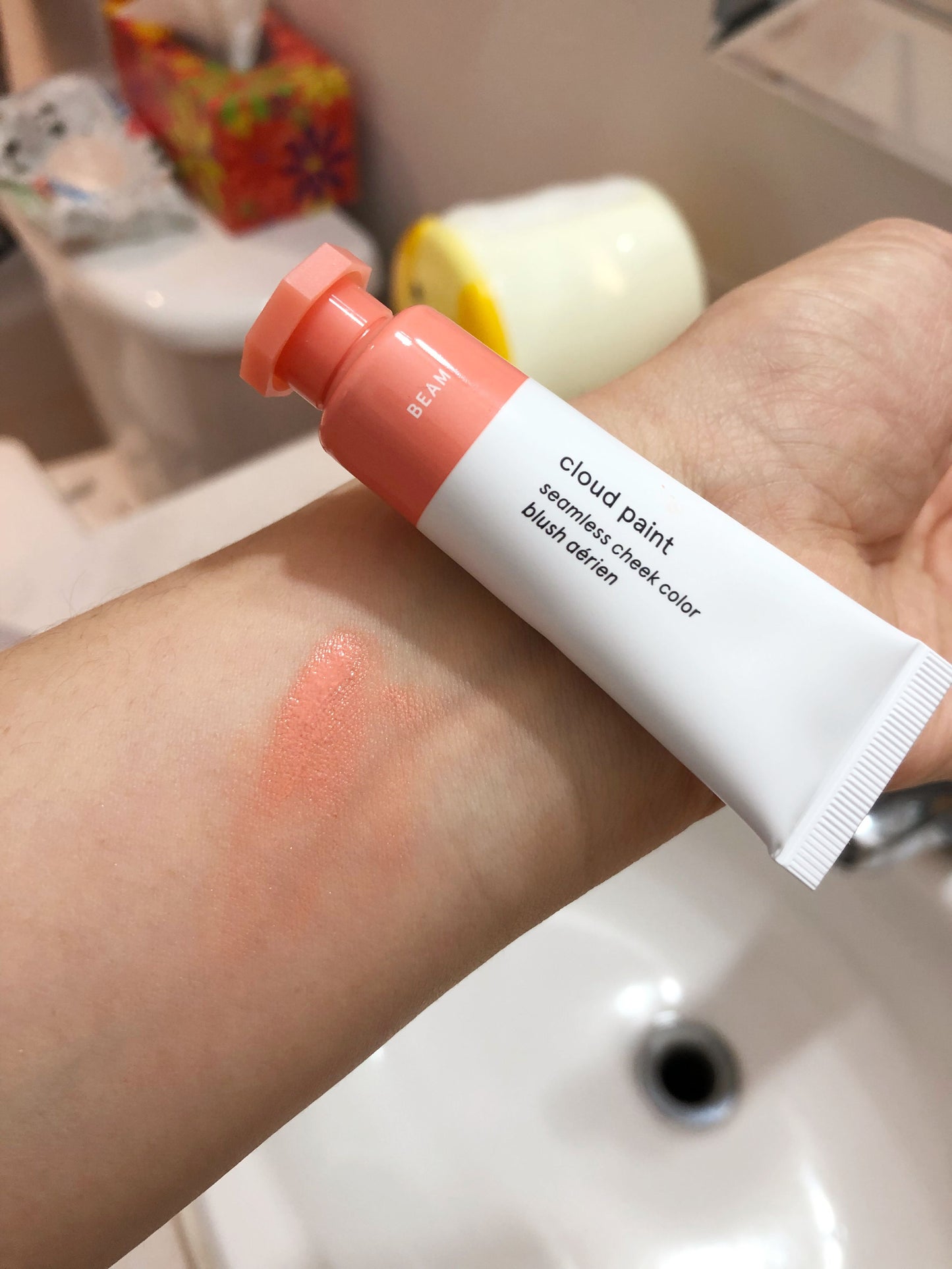 Glossier cloud paint cream blush #Beam