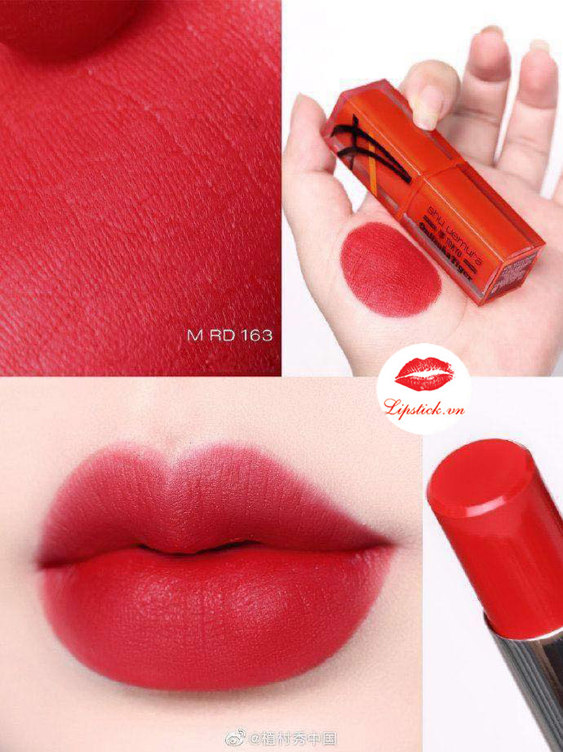 SHU UEMURA Rouge Unlimited Matte Lipstick #M RD 163