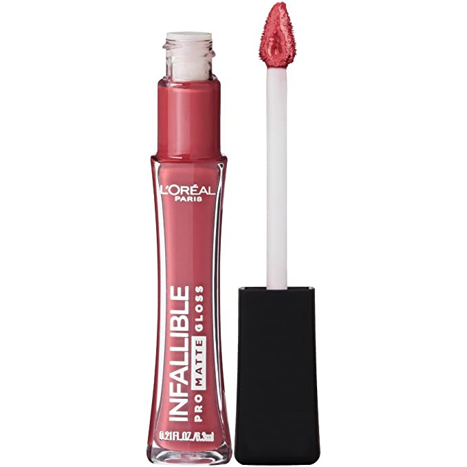 L'Oreal Paris Infallible Lip Pro Matte Lip Gloss, #314 Nude Allude, 0.21 fl. oz.