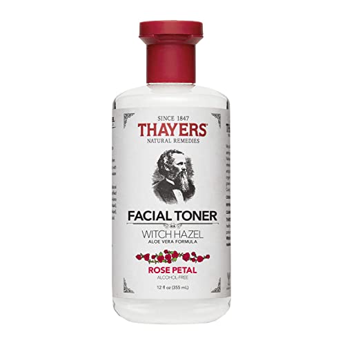 Thayers Alcohol- Rose Petal Witch Hazel -12 Oz Facial Toner
